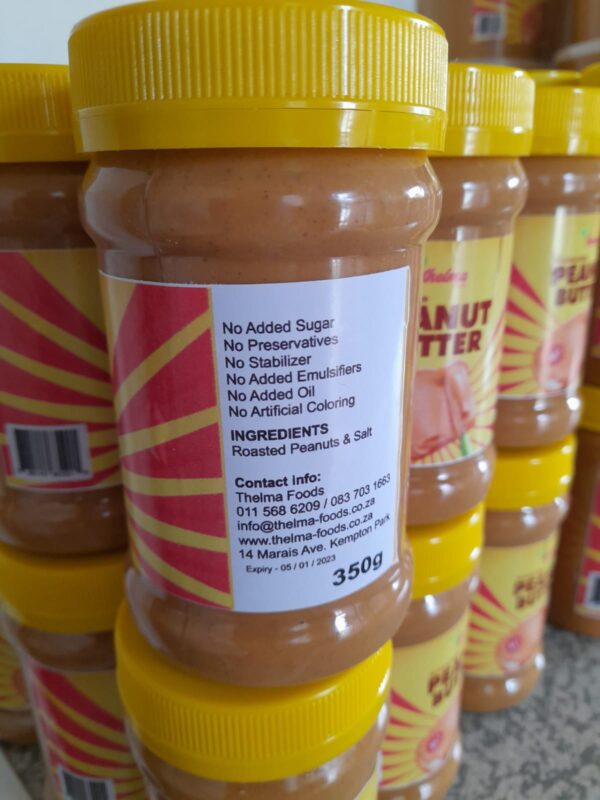 PEANUT BUTTER WHOLESALE PRICES; R500 20 OF 400g & R600 10 OF 1L tubs & R1050 20L BUCKET. - Image 2